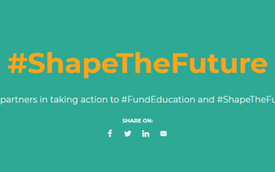 Laat je steun voor wereldwijd onderwijs zien: #ShapeTheFuture
